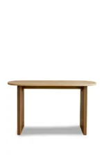 Modern Polywood Console Table with Wooden Legs - Image 4