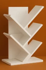 Minimalist Wooden Tree Bookcase Storage Rack - Image 2