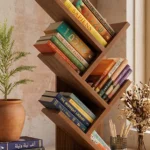 Minimalist Tree Bookshelf Wooden Storage Rack