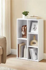 5-Cube Polywood Bookshelf Storage Organizer
