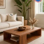 Solid Walnut Minimalist Coffee Table