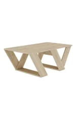 Modern Plywood Rectangle Coffee Table - Image 2