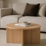 Modern Round Plywood Coffee Table