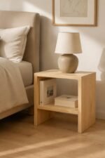 Natural Wooden Side Table