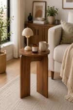 Lamp Side Table White - Image 7