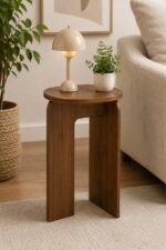 Lamp Side Table White - Image 9