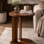 Side Coffee Table Brown