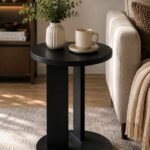 Side Coffee Table Black