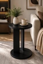Side Coffee Table Black