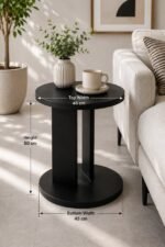 Side Coffee Table Black - Image 3