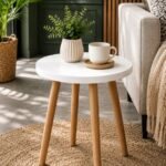Modern Round Table White