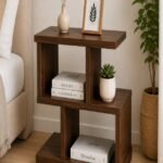 Bedside Brown Table