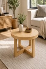 Nordic Round Table Brown - Image 2