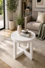 Nordic Round Table Brown - Image 4