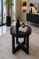 Nordic Round Table Brown - Image 8