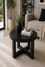 Nordic Round Table Brown - Image 10