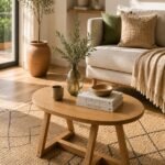 Arden Ovale Coffee Table Brown