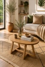 Arden Ovale Coffee Table Brown