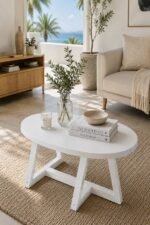 Arden Ovale Coffee Table Brown - Image 3