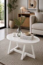 Arden Ovale Coffee Table Brown - Image 4