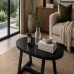 Arden Ovale Coffee Table Black