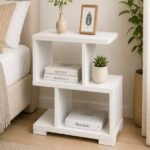 Bedside Table White