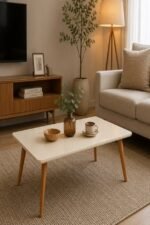 Luna Center Coffee Table White - Image 5