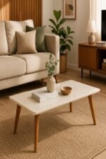 Luna Center Coffee Table White - Image 6