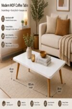 Luna Center Coffee Table White - Image 4