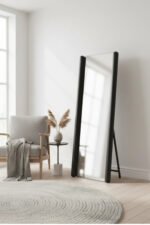 Black Frame Full Length Floor Mirror - Image 2