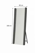 Black Frame Full Length Floor Mirror - Image 4