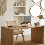 Modern Brown Polywood Office Desk