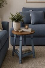 Modern Wooden Side Table for Living Room