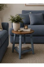 Modern Wooden Side Table for Living Room - Image 2