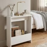 Space-Saving Bedside Table Magazine Organizer