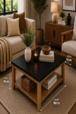 Nordic Center Table Black - Image 3