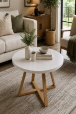 Nordic Round Center Table White - Image 2