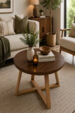 Nordic Round Center Table White - Image 5