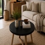 Nordic Round Center Table Black