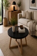 Nordic Round Center Table White - Image 7