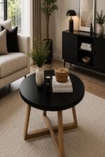 Nordic Round Center Table White - Image 8