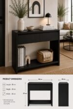 Double Drawer Console Table - Image 7