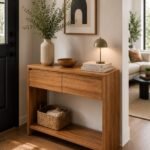 Double Drawer Console Table