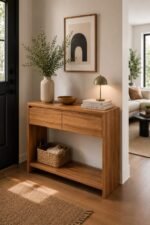 Double Drawer Console Table