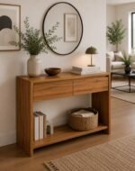 Double Drawer Console Table - Image 3