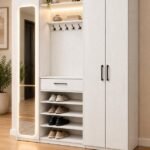 Walnut 2 Color Cabinet