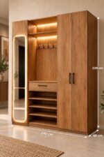 Walnut 2 Color Cabinet - Image 7