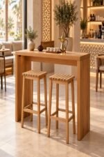 Modern MDF Coffee Shop Table 120cm