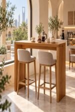 Modern MDF Coffee Shop Table 120cm - Image 2