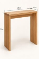 Modern MDF Coffee Shop Table 120cm - Image 4